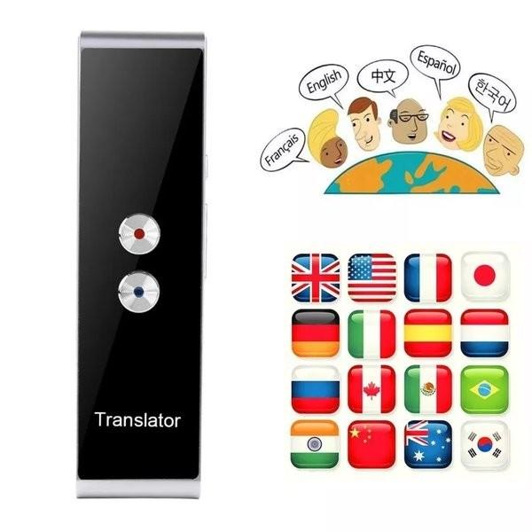 

TERLARIS - T8 PORTABLE SMART VOICE TRANSLATOR REAL TIME 40 LANGUAGE PORTABEL