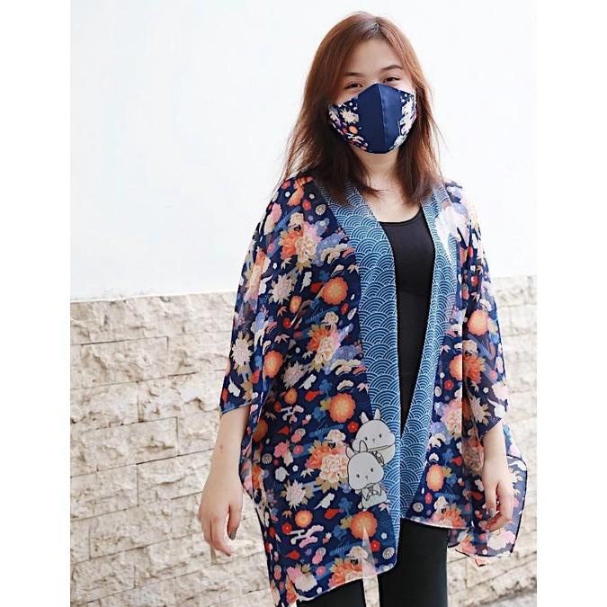 

TERLARIS - BANDUL-CHARM- KOINOBORI KIMONO OUTER - JASMINE TEASE CARDIGAN