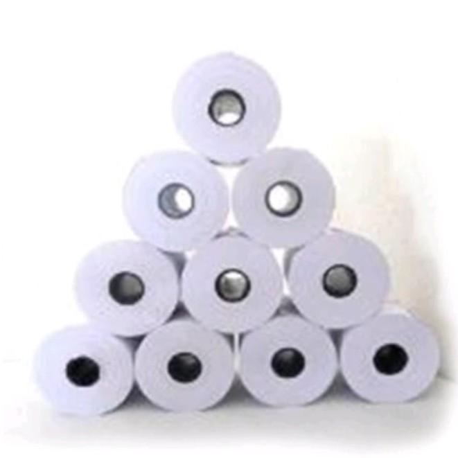 

TERLARIS - KERTAS THERMAL STRUK PRINTER KASIR PPOB 58X40 MM HITAM ISI 10