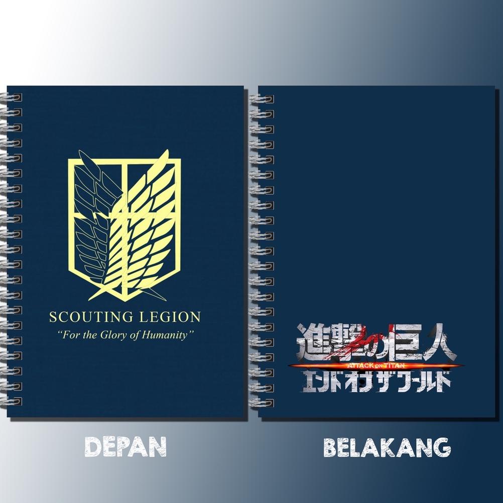 

termurah Pocket Book / Note book / Buku catatan / Notebook anime AOT attack on tittan terbaru