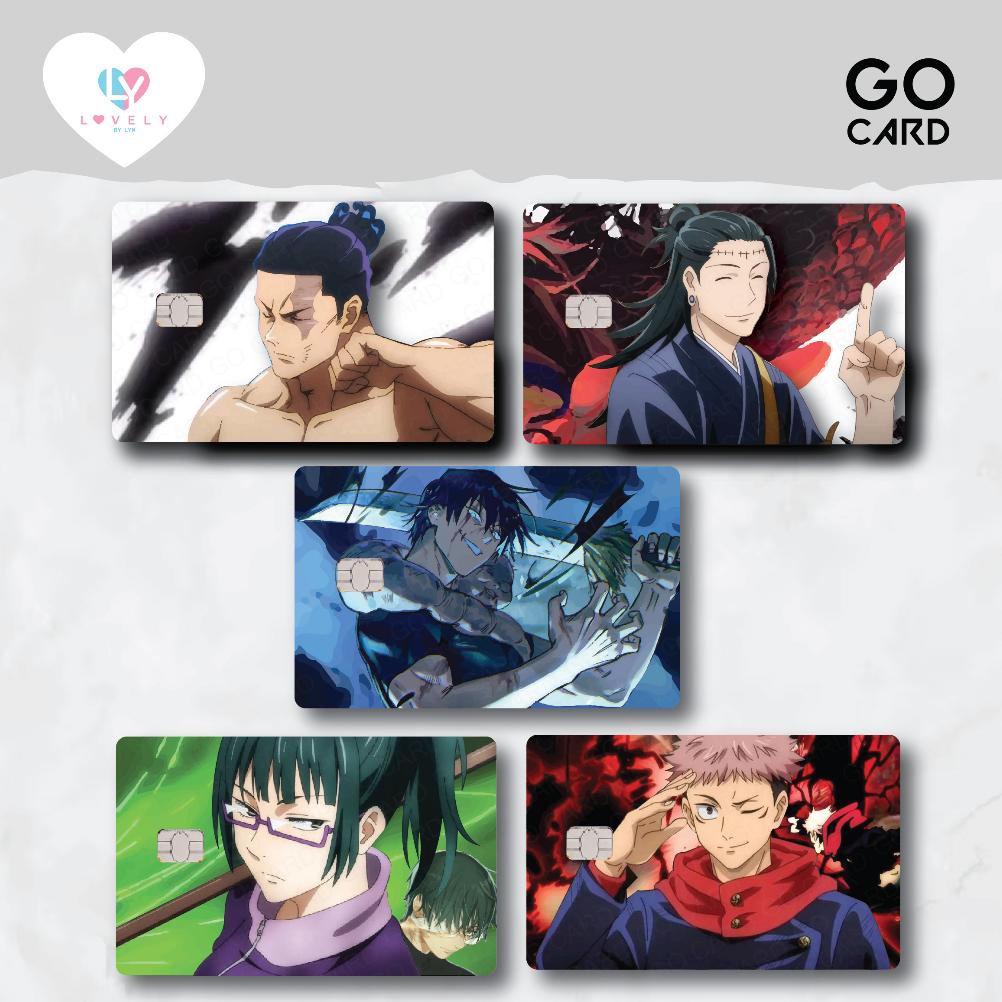 

terbaru Skin Stiker Kartu Atm Jujutsu Kaisen Hologram | GO CARD original