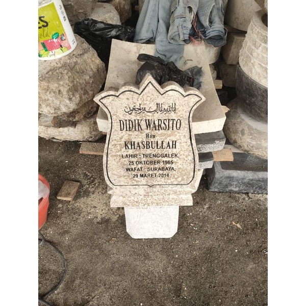 BATU NISAN MARMER TANCAP BATU NISAN MARMER PATOK MURAH