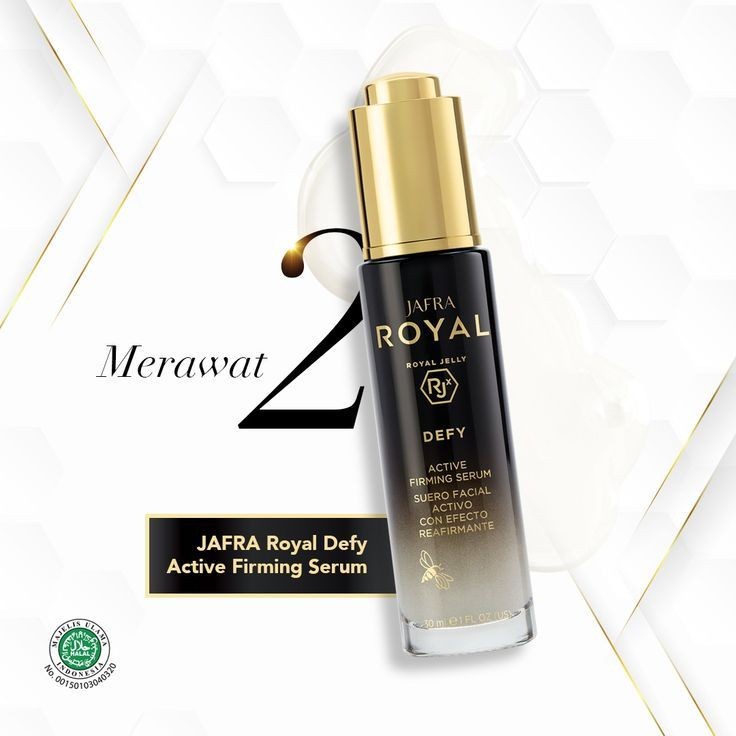 JAFRA DEFY ACTIVE FIRMING SERUM ROYAL JELLY EXPERT SERUM ANTI AGING JAFRA GLOW SERUM DEFY RJX