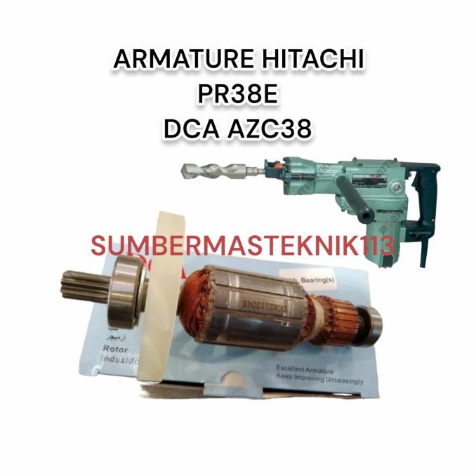 Angker Hitachi Pr38E Armature Mesin Bor Hitachi Pr38E Pr 38 E Dca