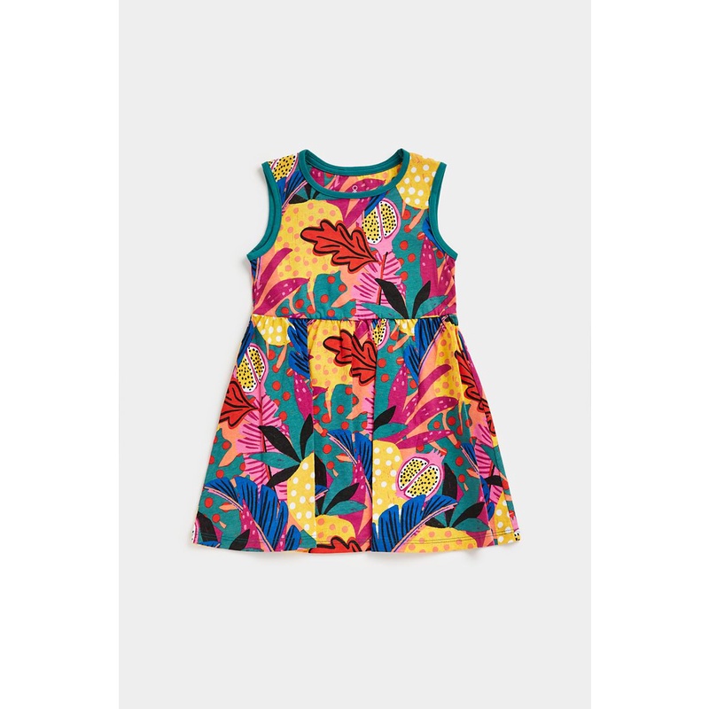 Mothercare Tropical Jersey Dress - Dress Anak Perempuan (Multicolor)