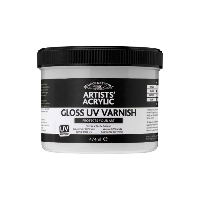 

Winsor & Newton Artists' Acrylic Gloss UV Varnish 474ml