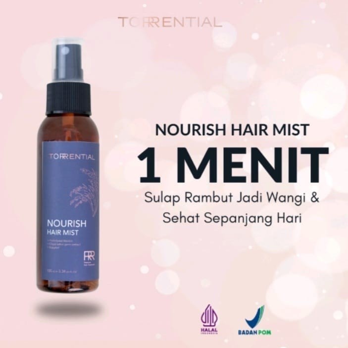 

TORRENTIAL Hair Mist Vitamin Rambut - Nourish Hair Mist (Haluskan Rambut Tahan Seharian) - vitamin rambut