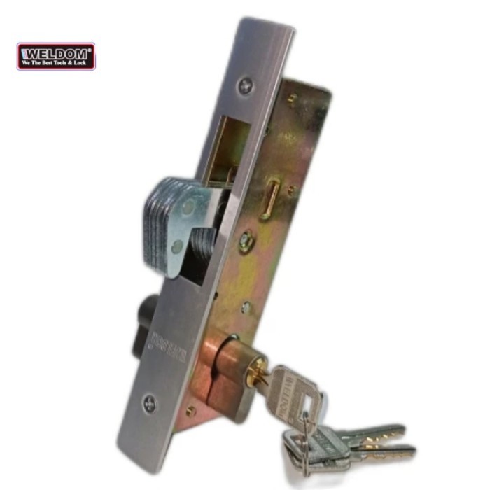 Kunci Pintu Aluminium Swing / Sliding Weldom