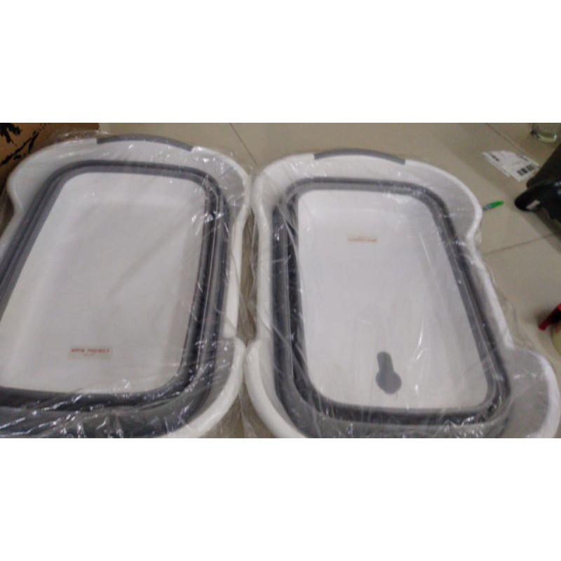 Bak Mandi Bayi Lipat Foldable Baby Bathtub Baru Lahir - OR