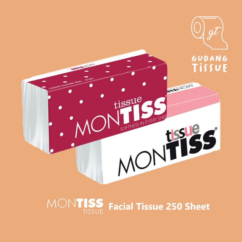 Montis facial tissue 250 sheets