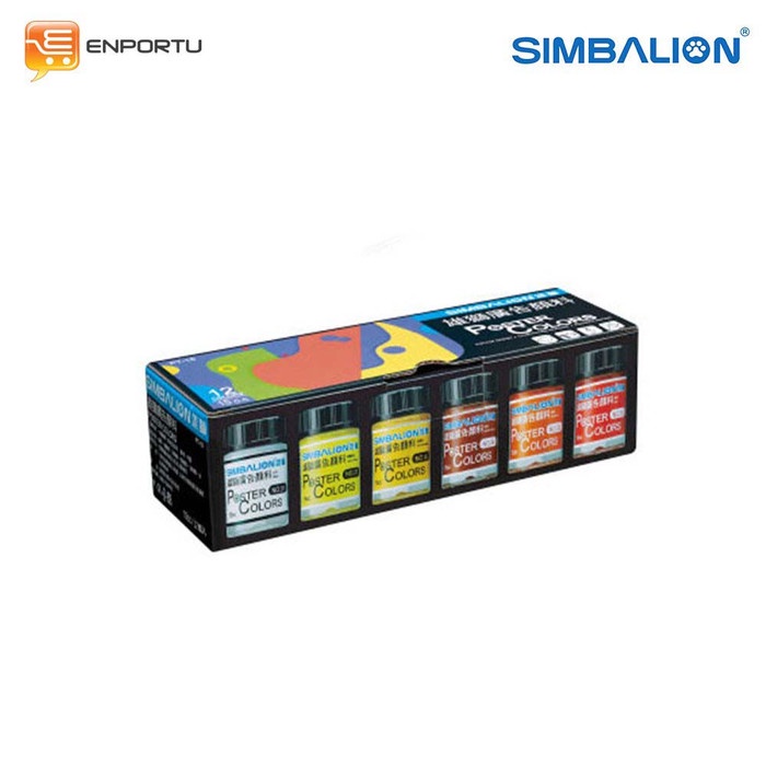 

Promo Simbalion Poster Color Set 12 Warna - 15 Cc