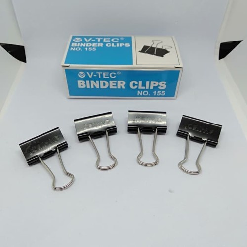 

Promo Binder Clip V-Tec Penjepit Kertas No 155 Isi 12 Lusin