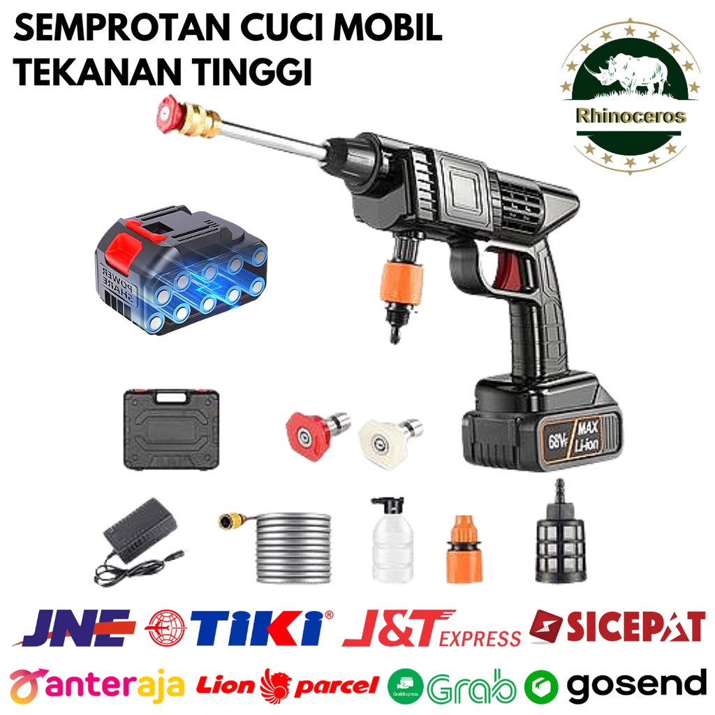 Semprotan Cuci Mobil Listrik Alat Cuci Mobil Portable Jet Cleaner Mesin Steam Cuci Mobil Motor