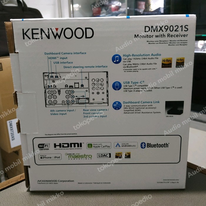 Baru Head Unit Kenwood Dmx9021S - Double Din Kenwood Dmx 9021 S - Dmx9021 Garansi