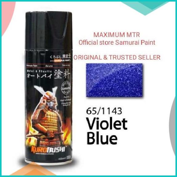 Samurai paint/violet blue metalic 1143-cat semprot aerosol 20JVLZ3 ac