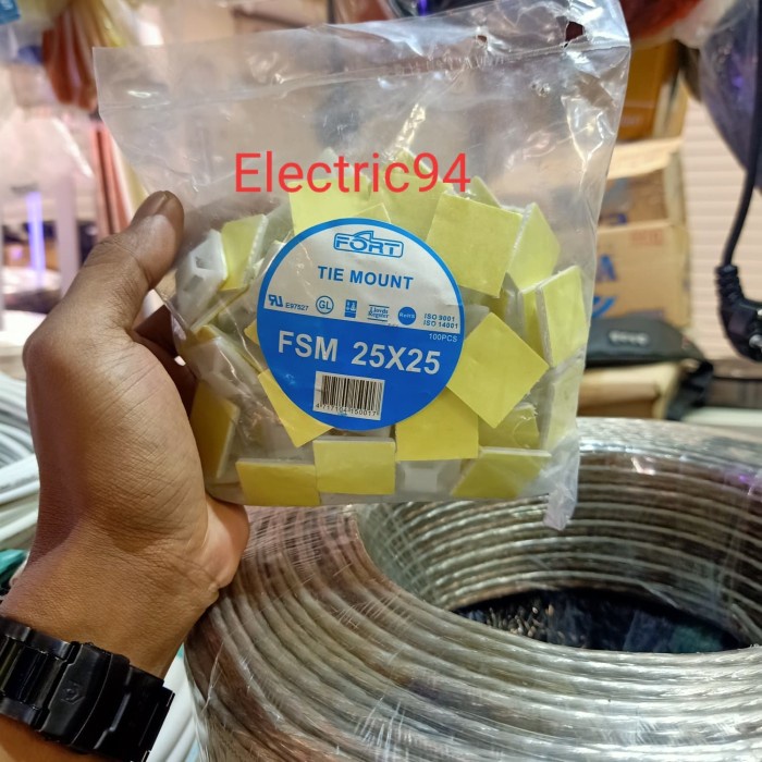 

KABEL TIE MOUNT FSM-25x25 KUNING FORT