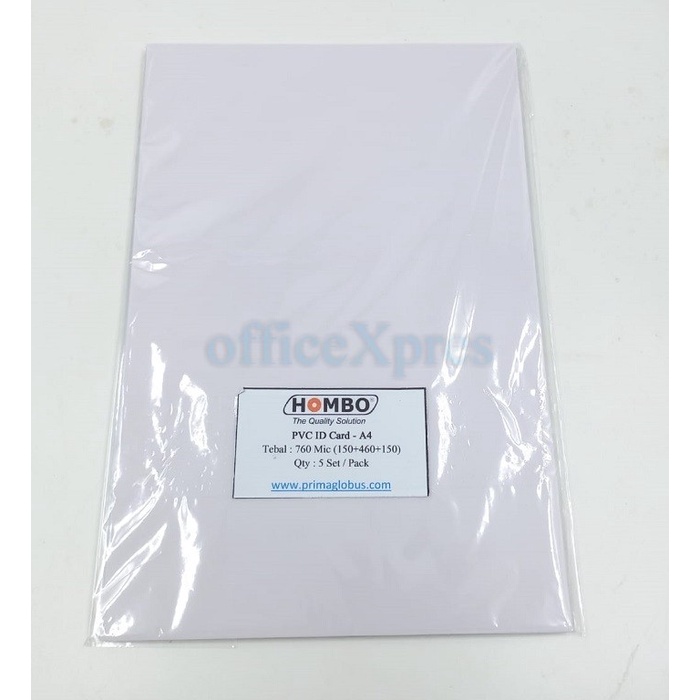 

Kertas PVC Instan Bahan ID Card A4 / Kertas PVC ID Card Dragon Sheet