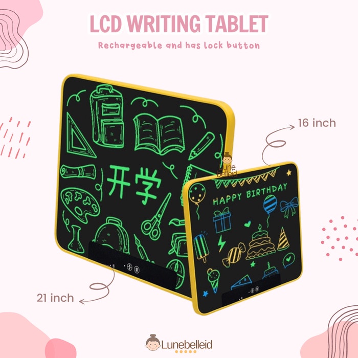 

Promo Lcd Writing Board / Papan Tulis Lcd Writing Tablet 16" 21