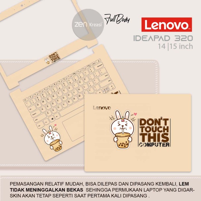 Promo Lenovo Ideapad 320 - Garskin Laptop Key & Screen Protector Terbaru