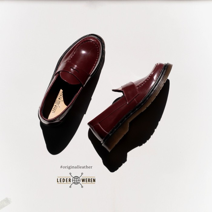 Sepatu Loafer Pria - Leder Penny Loafer - Lederweren