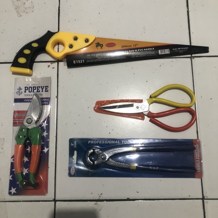 Promo Paket Alat Set Bonsai 4 Pcs / Perlengkapan Alat Set Bonsai Berkualitas
