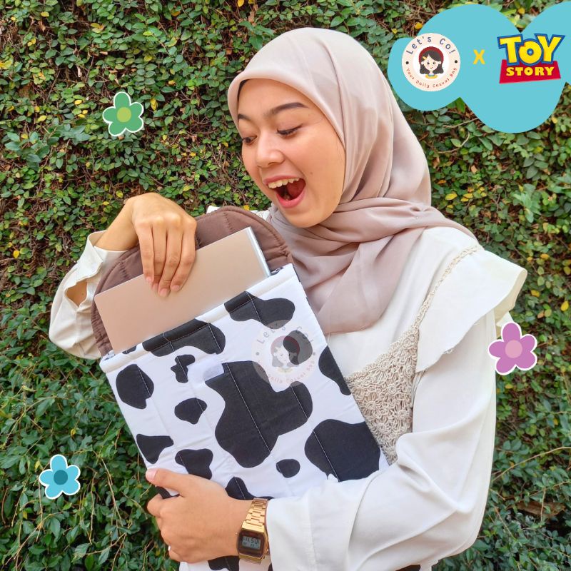 Free Stier Tas Laptop Toy Story Edition / Puffy Laptop Sleeve Toy Story 13"-15" By Let'S Co