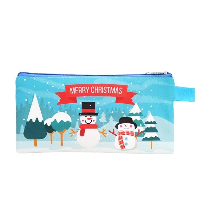 

><><><] Christmas Case Snowman Tempat Pensil Souvenir Natal Sunday School