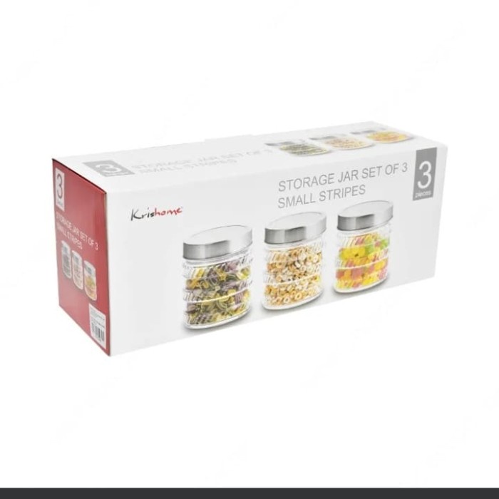KRISHOME SET 3PCS STOPLES SMALL/WADAH KUE /TOPLES KUE/TOPLES CAMILAN