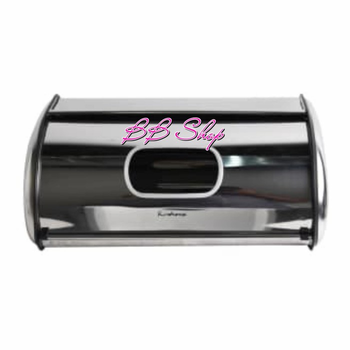 WADAH SAJI TEMPAT ROTI KUE STAINLESS 43X27 CM KRISHOME BREAD BOX