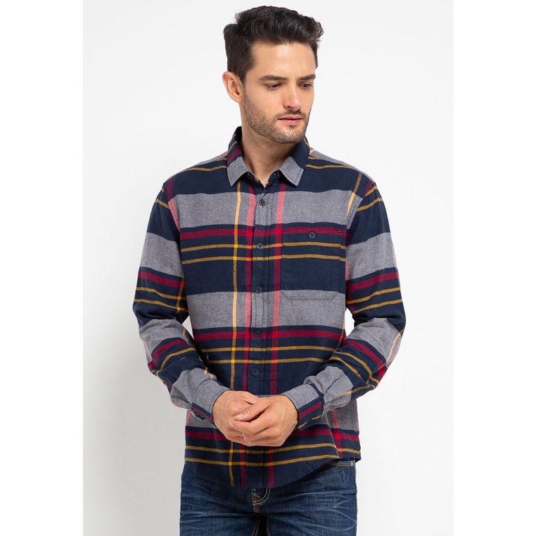 Kemeja Cardinal Original Pria Pakaian Material katun tidak transparan, ringan, dan stretch 100% Ori 