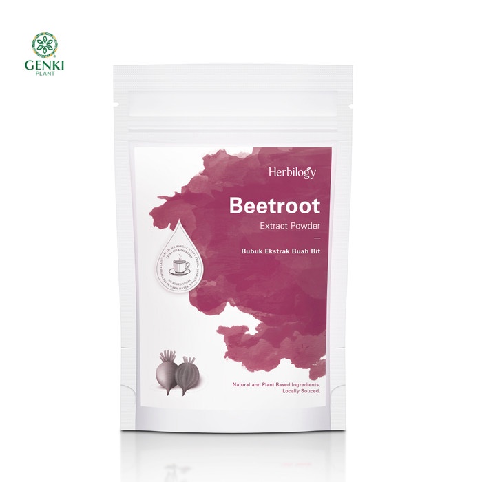 

Herbilogy Beetroot Extract Powder / Ekstrak Buah Bit - 75 G