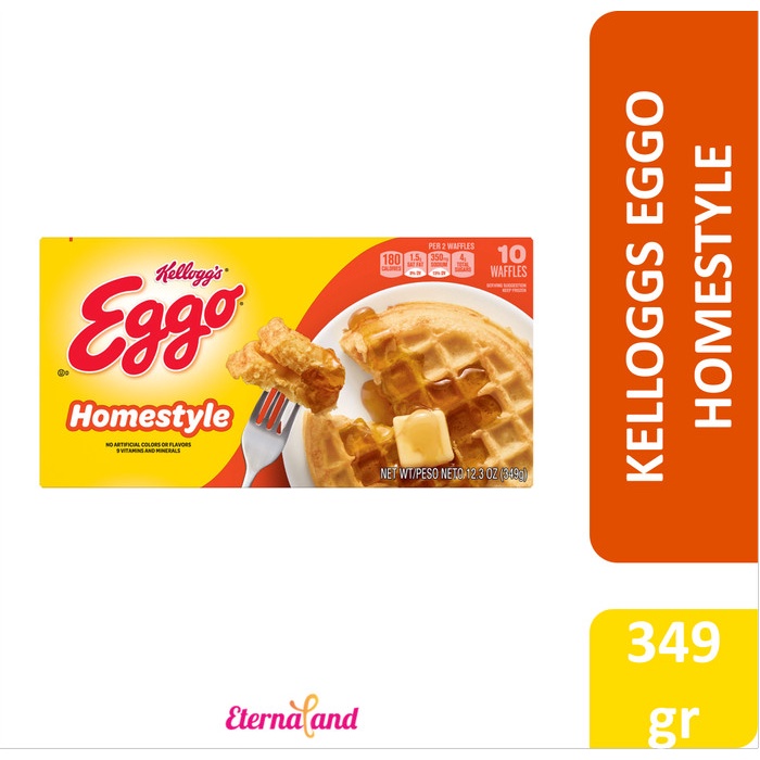 

Kelloggs Eggo Waffles Homestyle - Kelloggs Eggo Frozen Waffle