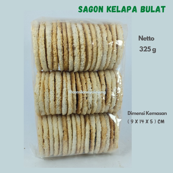 

Sagon Ketan Kelapa Bulat Camilan Tradisional Asli Khas Kebumen