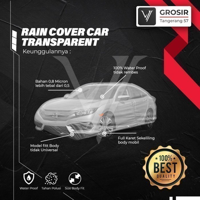 Sarung Transparan Nissan Latio / Body Cover Nissan Latio Best
