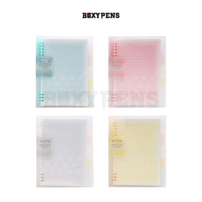 Kokuyo Pastel Cookie Notebook Binder 8 Ring