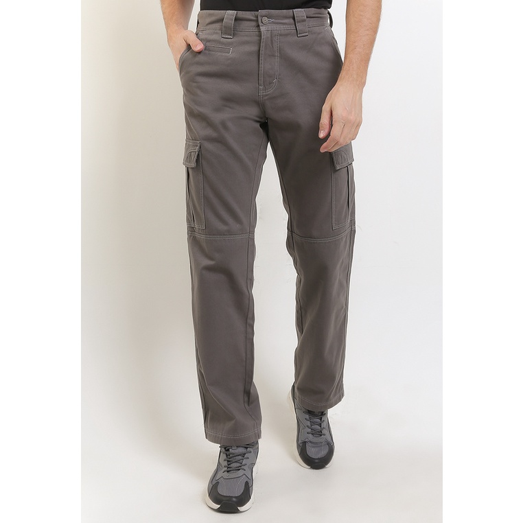 Celana Panjang Lois Jeans Original Pria Bawahan Mid rise 100% Asli Anggun Cargo Twill Pants CRG6022G Men Urban Katun