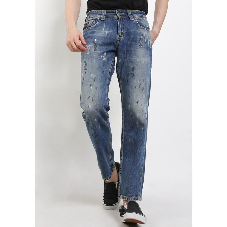 Celana Jeans Lois Original Pria Pants Slim fit 100% Asli Cantik Denim CFL056F7 Laki Casual