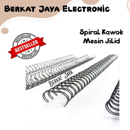 

Spiral Kawat Jilid 1/4 A4 Hitam / Putih