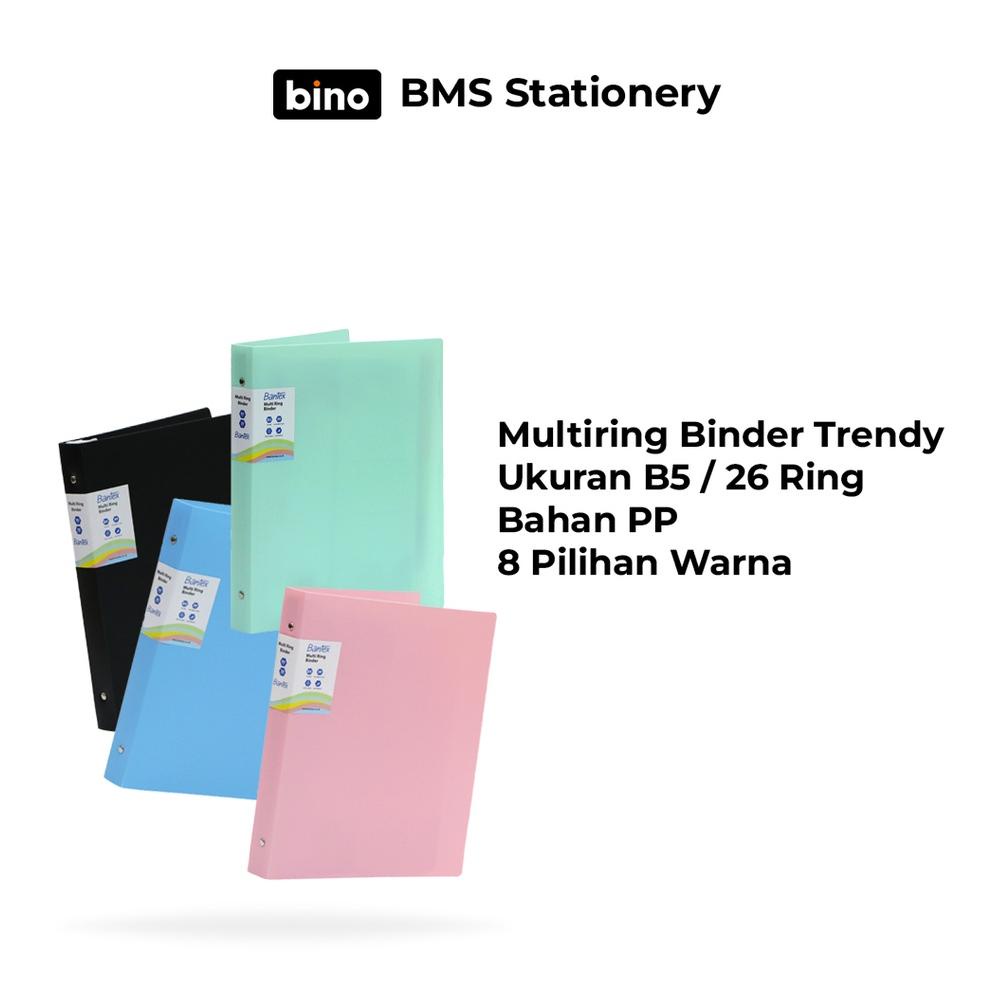 

PROMO [BMS Surabaya] Bantex Multiring Binder Trendy Warna Polos B5 26 Ring #3126 Termurah