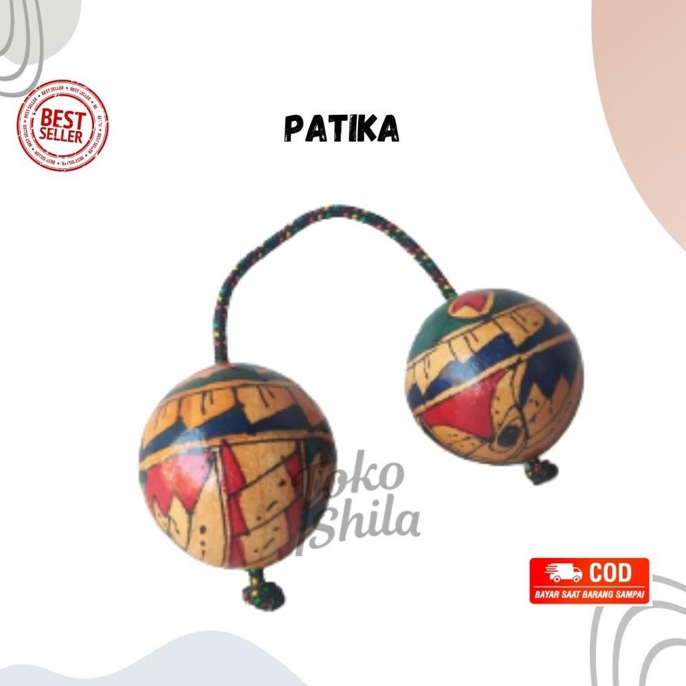 New - Marakas Patica Asalato Kosika Kashaka Shaker Kayu Alat musik Tradisional 