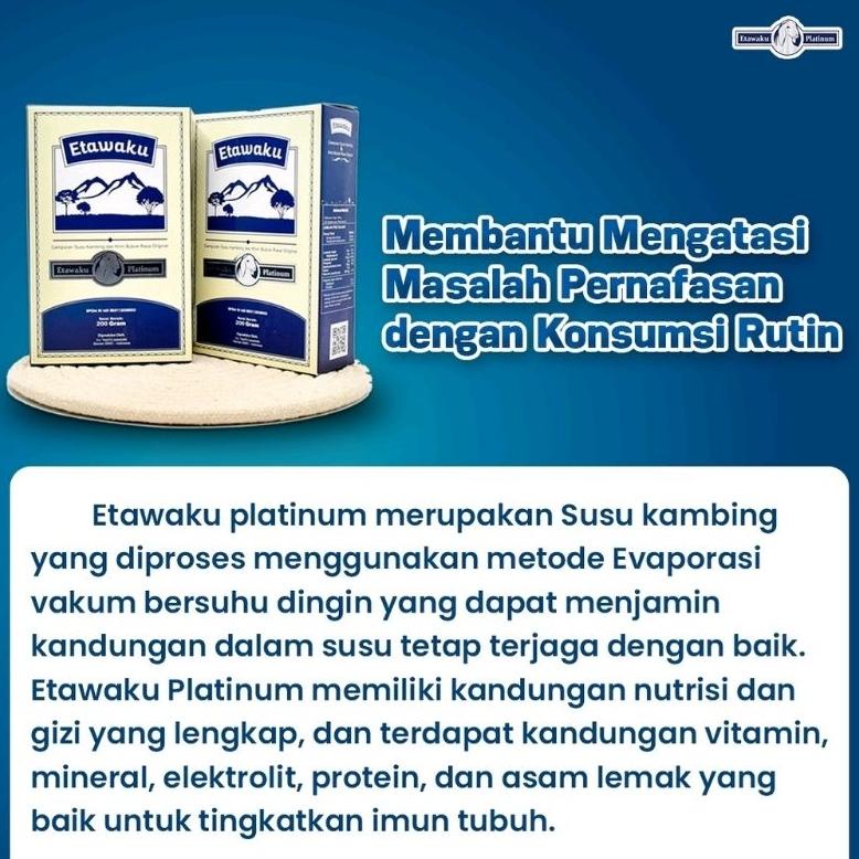

Trendy Etawaku Platinum 3x Atasi Masalah Pernafasan - Susu Kambing Bubuk Provit Etawa Tingkatkan Daya Tahan & Imunitas Tubuh Jadi Sehat ~