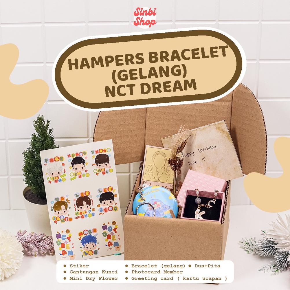COD HAMPERS BRACELET NCT DREAM GELANG | JAEMIN CHENLE JISUNG RENJUN MARK JENO HAECHAN | GIFTBOX KPOP
