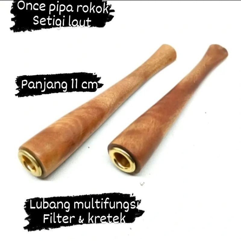 padudan once pipa rokok kayu setigi premium bukan gading