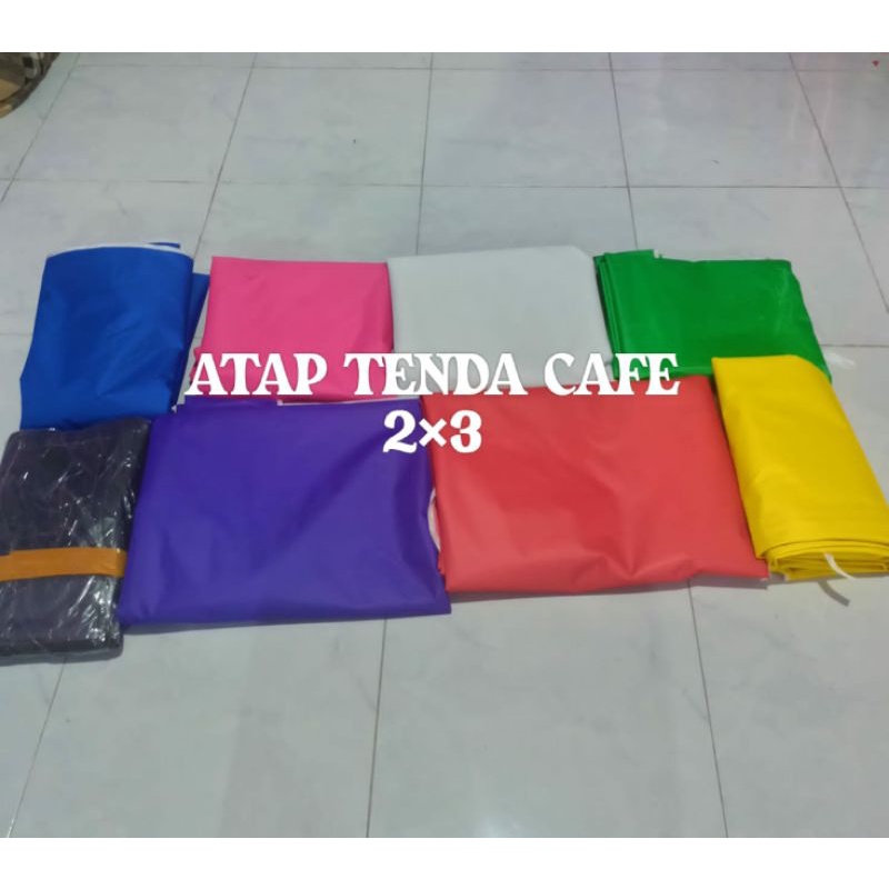 Atap Tenda bongkar pasang ukuran 2x3 murah