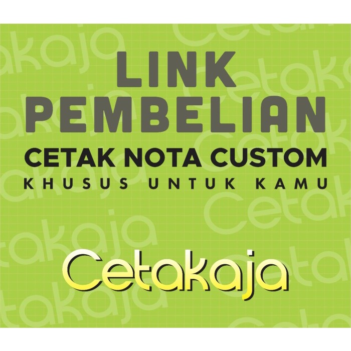 

Promo Link Pembelian Produk (13) Custom Printing - Cetak Aja