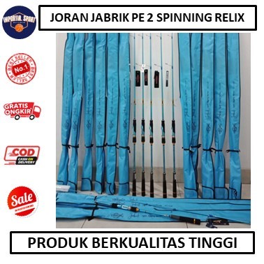 Joran Jabrik Pe 2 Spinning Relix Nusantara Light Jigging- Alat Pancing