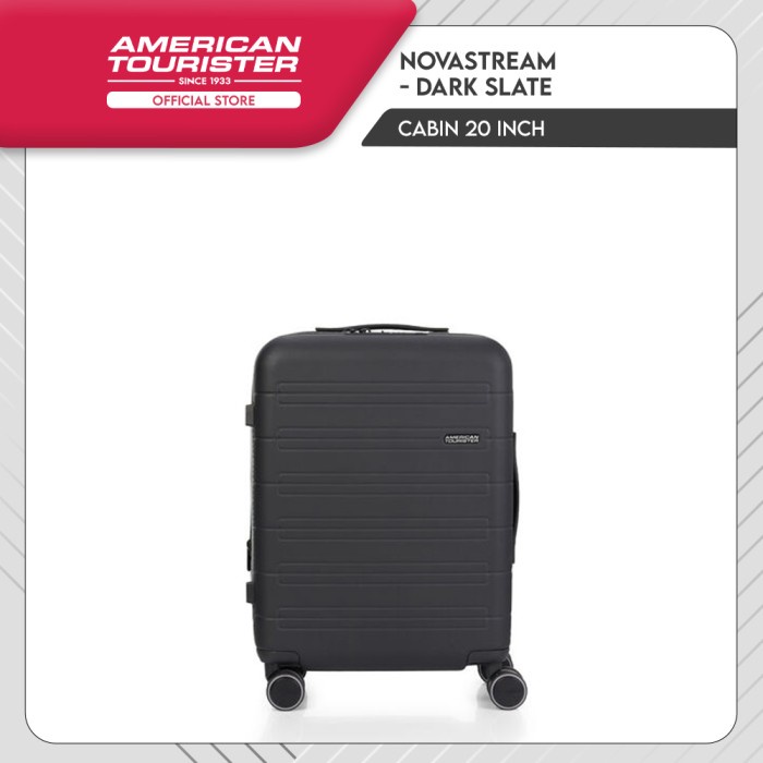 Getaway with American Tourister Bundle Novastream Cabin,Medium Dark Slate