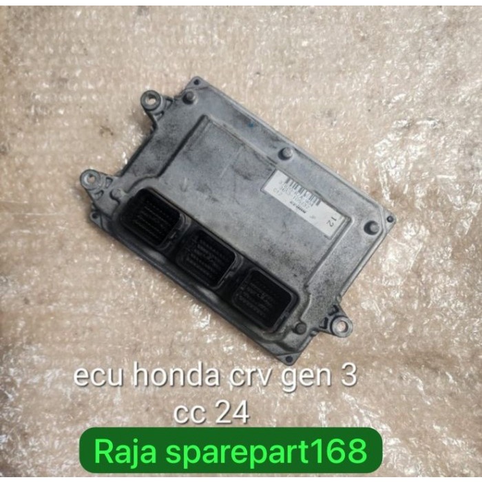 ecu ecm komputer honda crv gen3 cc 2.4 k24 37820-rza-904 2400cc majuterus8585