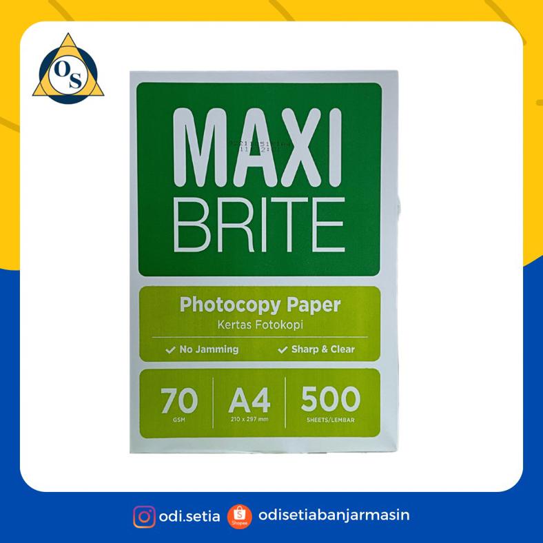 

Promo Kertas Hvs Maxi Brite A4 Termurah