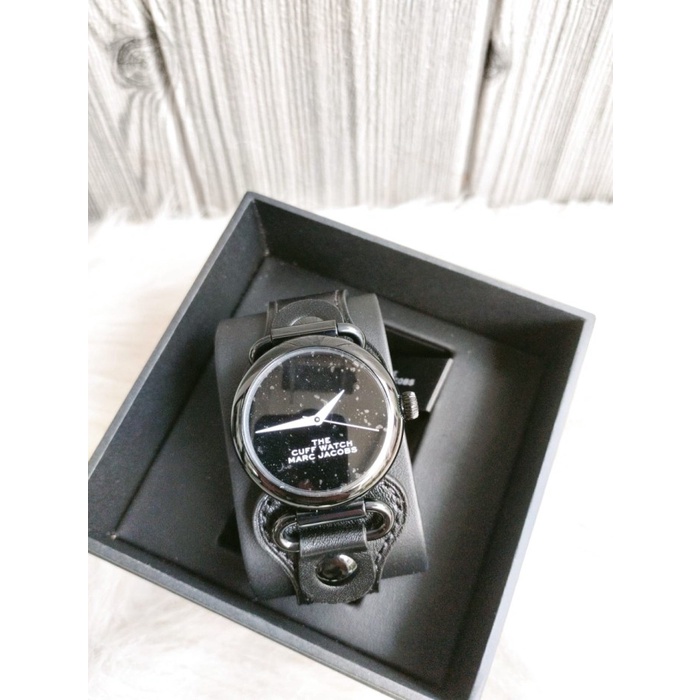 JAM BRANDED MJ0120179295 THE CUFF WATCH LADIES BLACK DIAL LEATHER